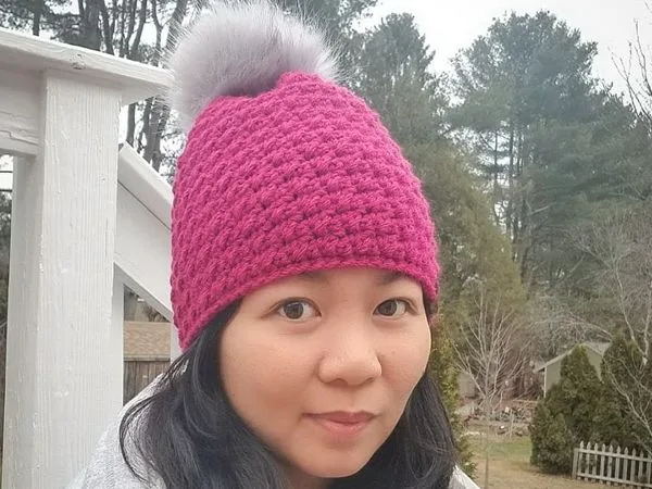 crochet Winter Break Beanie free pattern