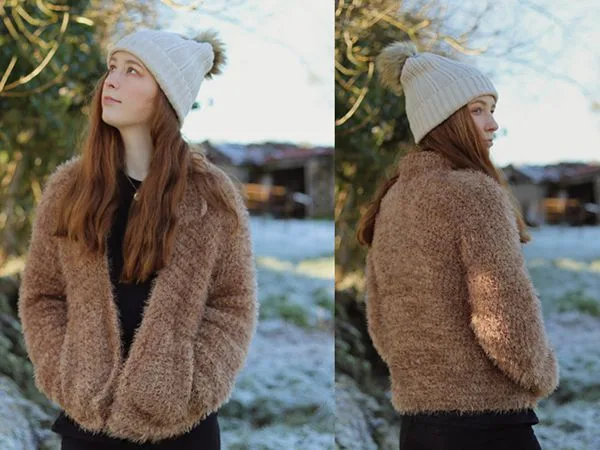 crochet Teddy Jacket free pattern