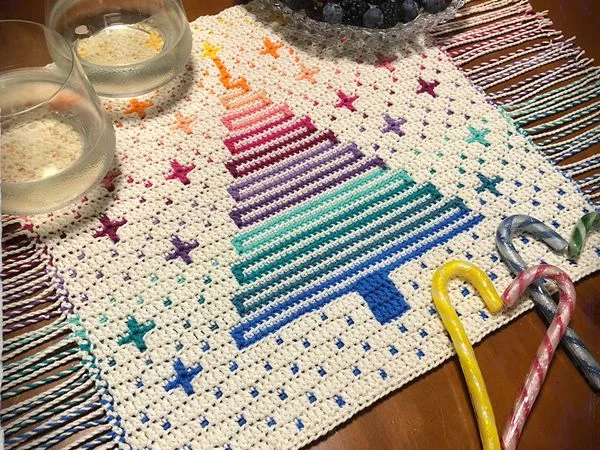crochet Oh Xmas Tree free pattern