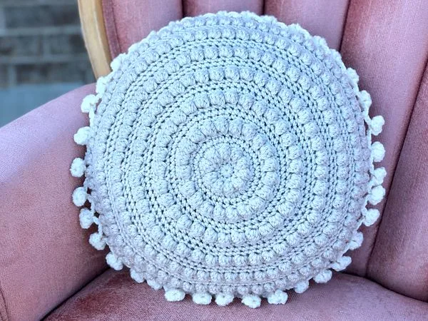 crochet Crafty Boho Pillow free pattern