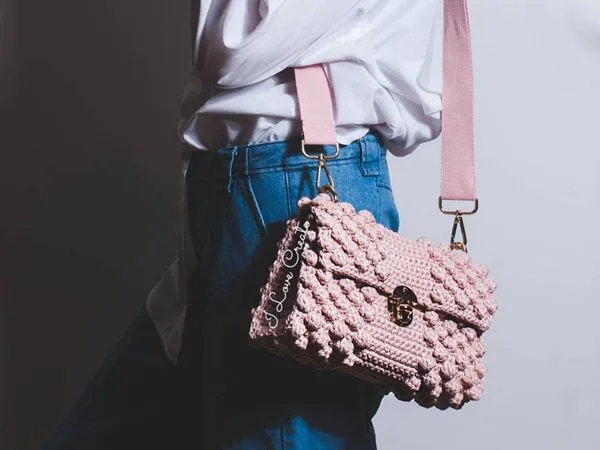 crochet Bubble BON BON bag easy pattern