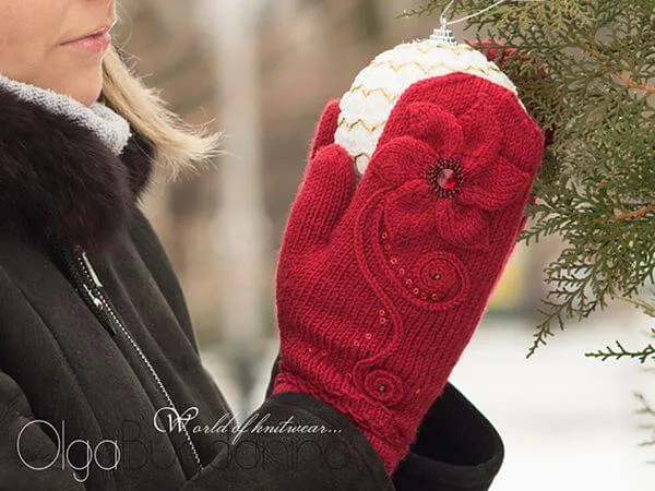 Flower Mood Mittens