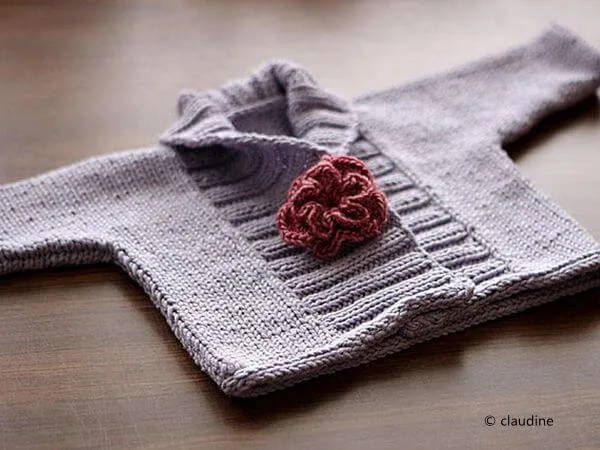 Ribbed Baby Jacket