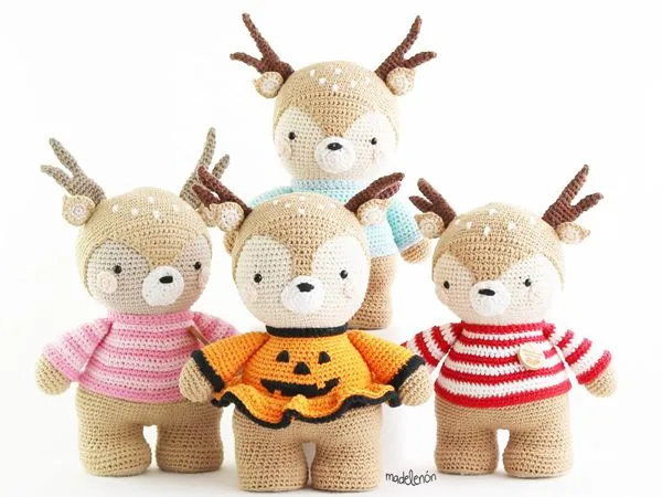 crochet Becca Deer easy pattern