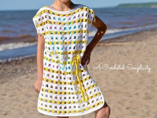 Sunny Days Crochet Beach Cover-Up pattern
