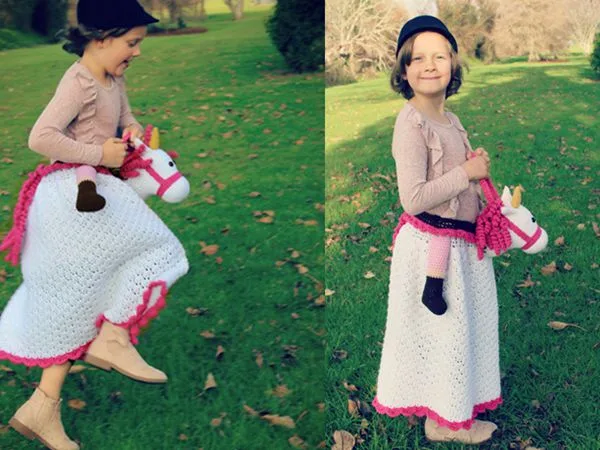 crochet Horsey Skirt easy pattern