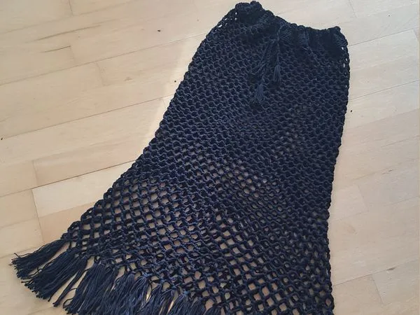 crochet Mesh Skirt easy pattern