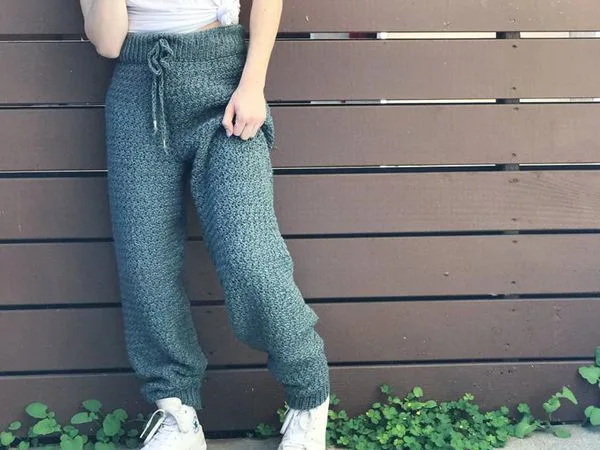 Crochet Not For Jogging Jogger Pants