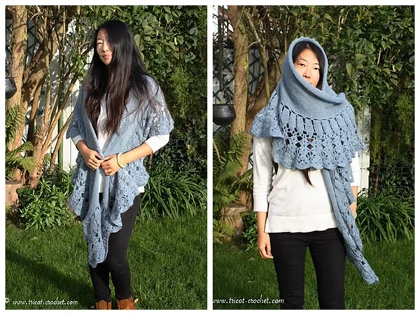 Moonlight shawl