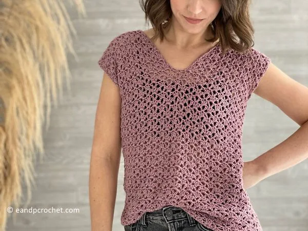 crochet The Sweetpea Top free pattern