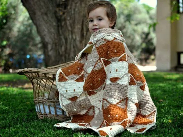 Fox Baby Blanket