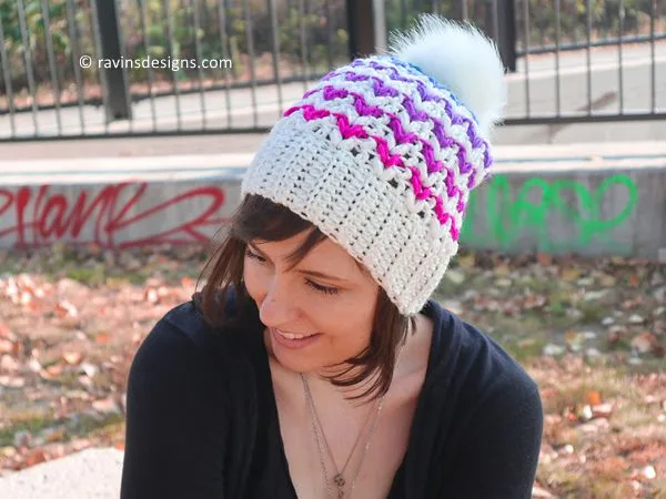 crochet Hearts Desire Hat free pattern