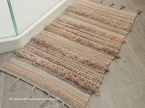 Textured Rug Crochet Pattern