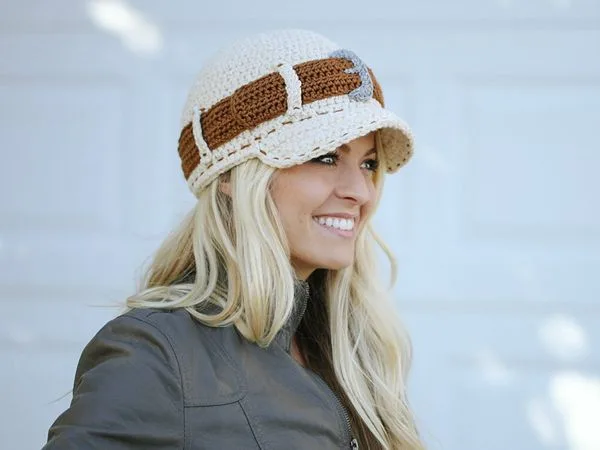 crochet Jeans Style Hat free pattern