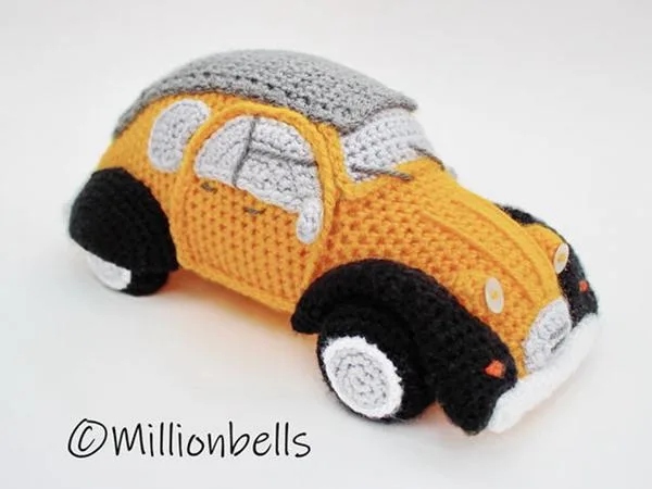 crochet 2CV Inspired French Classic Car free pattern