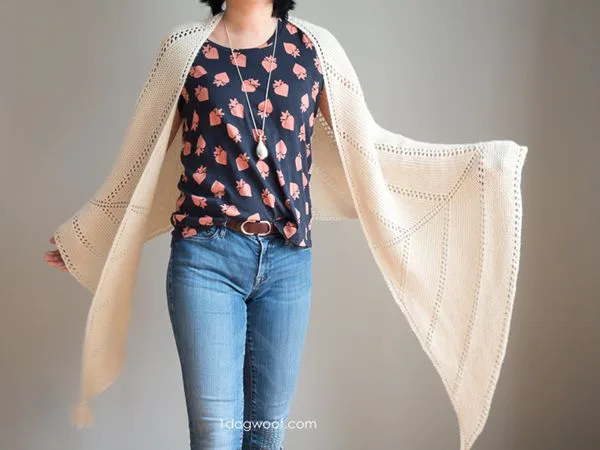 crochet Berkshire Wrap free pattern