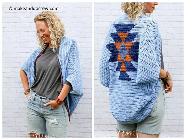 Navajo Blanket Shrug