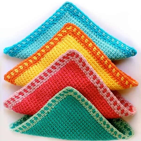 Tunisian Crochet Washcloths