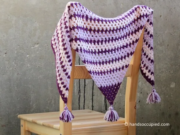 GRANNY TASSEL SHAWL