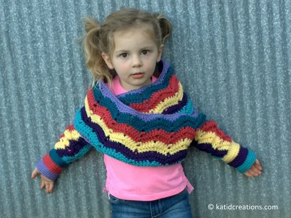 Zig ‘n’ Zag – A Sleeved Wrap
