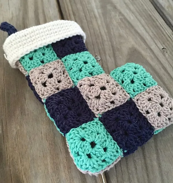 Granny Square Stocking