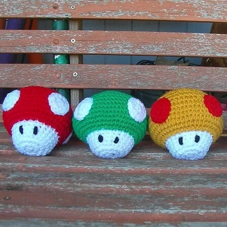 Mario Brothers Mushrooms