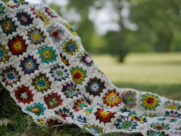 crochet Flatten The Curve Blanket free pattern