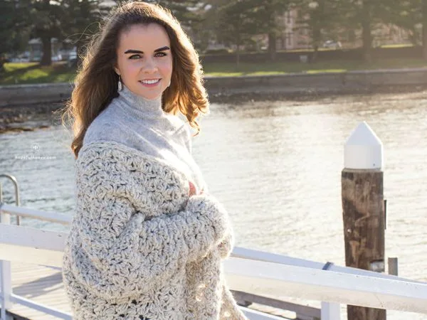 Coastal Fog Chunky Cardigan