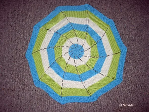 Reverse Pinwheel Blanket