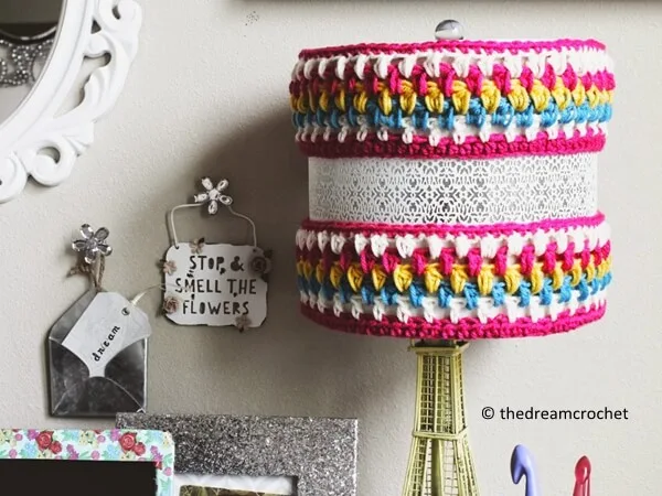 Crocheted Lamp Cozy