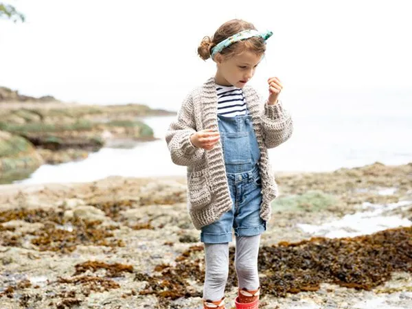 Oversized Crocheted Cardigan FREE pattern