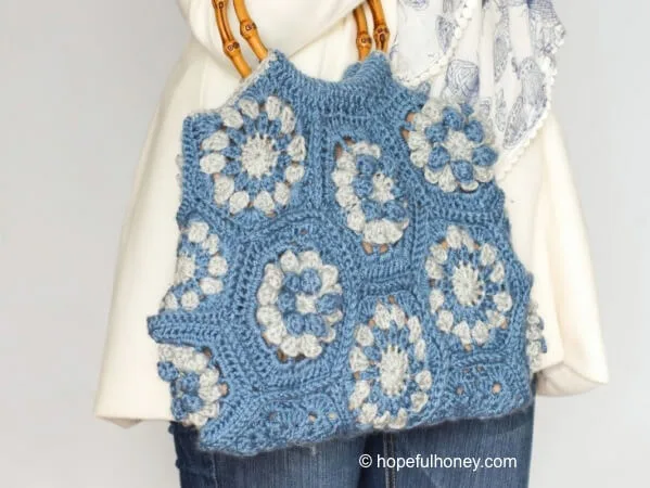 Dahlia Hexagon Handbag