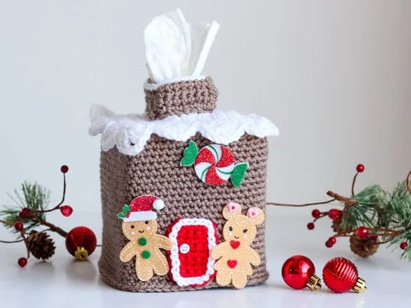 Gingerbread House Tissue Box Cover