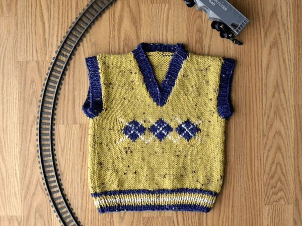 Argyle Junior Vest