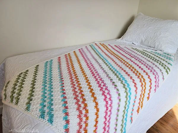 Candy Stripes C2C Blanket