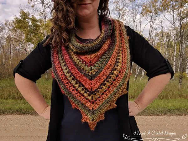 crochet The Bauble Bandana Cowl free pattern