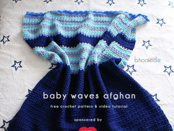 CROCHET BABY WAVES AFGHAN