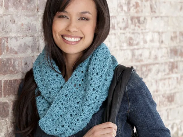 Bellflower Infinity Scarf