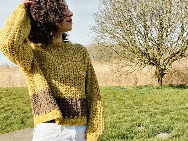 crochet Caryopsis Sweater free pattern
