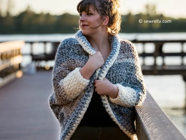 Crochet Cuddler Cocoon Sweater