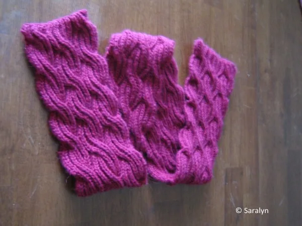 Reversible Cabled Brioche Stitch Scarf