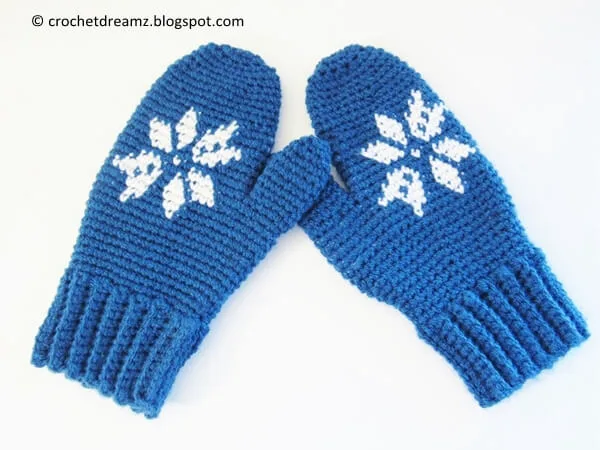 Snowflake Mittens
