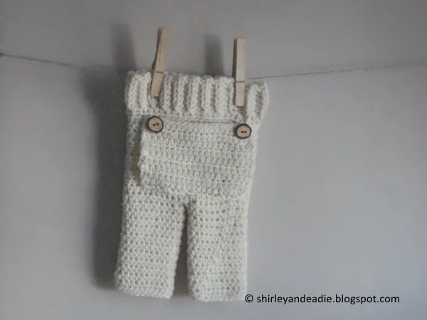 Newborn Pants with Bum Flap