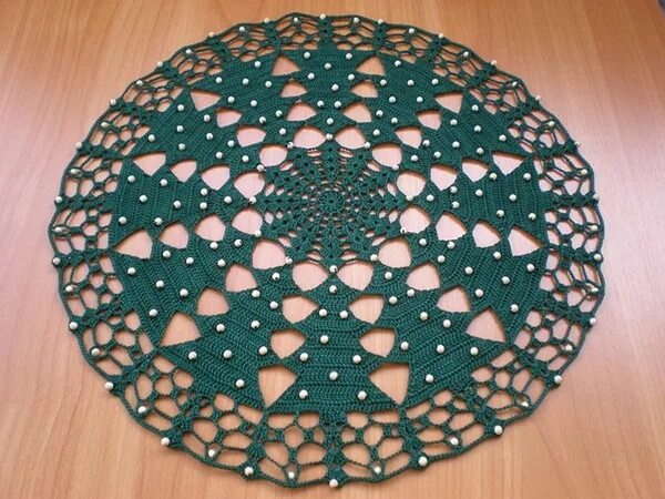 Christmas tree tablecloth