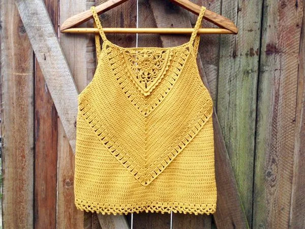crochet Veronica Tank Top easy pattern