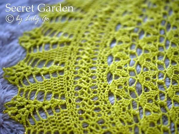 The Secret Garden Crocheted Shawl