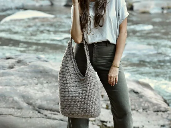 crochet Dune Bag free pattern