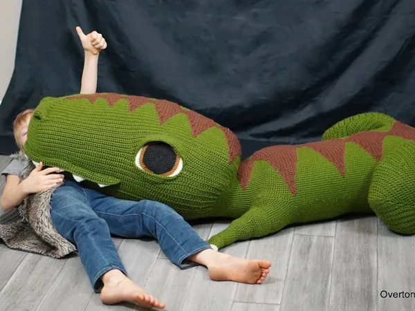 crochet the Tyrannosaurus Rex easy pattern