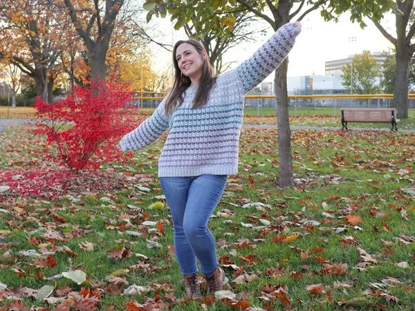 crochet HEART'S DESIRE SWEATER free pattern