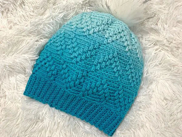 crochet Arrows Beanie free pattern